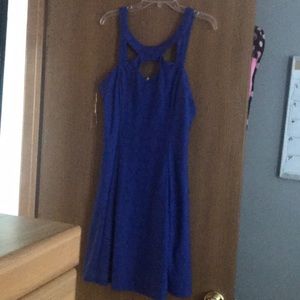 Charlotte Russe cobalt blue skater dress!